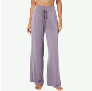 Ensemble pyjama long en viscose de bambou personnalisé pour femme, sous-vêtement thermique à manches longues, couvrant entièrement le corps, vêtements de détente, pantalon de pyjama, vente en gros - Product Image 4