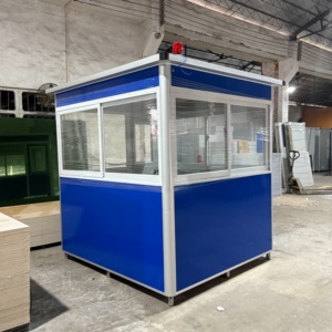 Caseta de Vigilancia Prefabricada de Ensamblaje Rápido, Pequeña, para Exteriores, para Control de Tráfico, Venta de Boletos de Estacionamiento, Caseta de Seguridad Portátil - Product Image 4