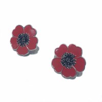 Broche commémorative en métal à fleurs rouges, Badge en émail dur/doux, de peur que nous oubliions les Badges de pavot britannique de la seconde guerre mondiale