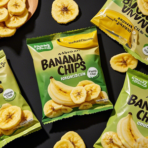 Fournisseur Chinois de Sacs D'Emballage Refermables en Aluminium avec Logo Personnalisé pour Chips de Pomme de Terre, Chips de Plantain et Chips de <span class=keywords><strong>Banane</strong></span> - Product Image 1