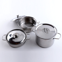 Ensemble d'ustensiles de cuisine en acier inoxydable pour enfants, modèle de jeu de simulation de cuisine, jouets pour enfants