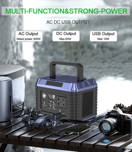สถานีไฟฟ้าพกพา 300W 64000mAh 237WH แบตเตอรี่ลิเธียมเกรด A 220V 110V AC 12V DC ช่องเสียบ USB Type-C - Product Image 4