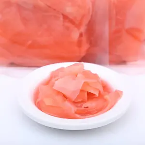 保健食品生姜冷冻蔬菜1KG包装生姜有机甜腌制粉色寿司生姜