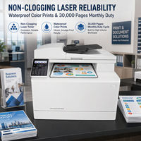 Untuk Printer Multifungsi Laser Warna H P Color LaserJet Pro MFP M181fw A4 dengan Toner Starter, Cetak, Salin, Pindai, Faks, WiFi