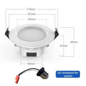 Lámpara de Techo LED RGB Inteligente para el Hogar, Cilindro Empotrado, Wifi, 5W, 2.5 Pulgadas, con Control Remoto/Voz/Aplicación - Product Image 5