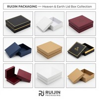 Boîte en carton personnalisée pour épaule et cou avec insert en velours, emballage cadeau haut de gamme pour bouteille de vin et parfum pour commande en gros