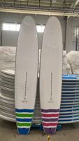 Planche de surf souple avec logo personnalisable - 7/8/9 pieds, sans cire, mousse EVA EPS, unisexe, comprend des ailerons pour les sports nautiques en mer