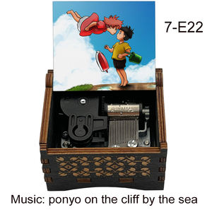 Carillon Vintage in Legno a Carica Manuale con Tema del <span class=keywords><strong>Film</strong></span> d'Animazione Ponyo, Regalo Musicale per Amici, Famiglia, Feste, Decorazione per Casa e Ufficio - Product Image 5
