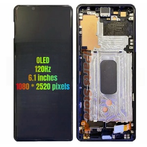 Écran de remplacement IParts pour Sony <span class=keywords><strong>Xperia</strong></span> 5 II SO-52A XQ-AS42 XQ-AS52 XQ-AS62 XQ-AS72, écran tactile OLED avec cadre, assemblage OEM - Product Image 2