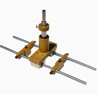 Système de guidage de perçage de trous de serrure de qualité industrielle, outils d'assemblage, kit d'ouverture de trous de serrure pour portes en bois