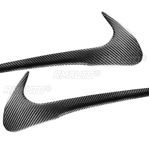 1 paire de couvre-phares en fibre de carbone véritable pour Subaru Impreza 9 2006-2007, garnitures de phares, autocollants de voiture - Product Image 3