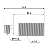 Capteur de proximité inductif TWF18-08POE, distance de détection 8 mm, anti-salissures de soudure, aimant puissant, IP67, qualité industrielle NPN/PNP