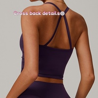 Ensemble de sport HONFIT : Leggings taille haute, crop top de course, vêtements de sport sans couture, tenue d'entraînement, ensemble de yoga pour femmes, ensembles de fitness pour la gym