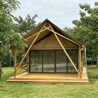 Nouvelle conception de maison préfabriquée, tente de glamping de luxe imperméable, hôtel, tentes de safari africaines