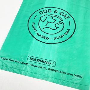 Customized Eco-Friendly Disposable Compostable Dog Poop Bag Handle Thick Leak-Proof Waste <b>Rolls</b> Biodegradable Corn Starch PE - Product Image 3