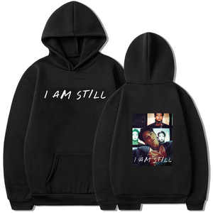 BTS Jungkook Hoodie - Black/White Cotton Unisex Design