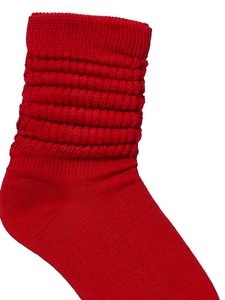 Calcetines JZVINA para Mujer, Tejidos, Rojos, Gruesos, Sin Costuras, con Logotipo Personalizado, Estilo Slouch, Térmicos, para Invierno, de Color Sólido, para Uso Diario - Product Image 5