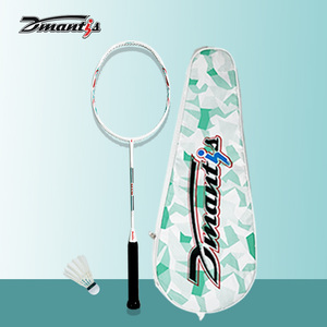 Dmantis raket Badminton serat karbon ringan, raket Badminton 4u sedikit lembut untuk latihan - Product Image 2