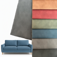 Tissu en similicuir PU technique 100 % polyester pour mobilier et canapé, personnalisable, collection 2026, vente chaude, décoration intérieure