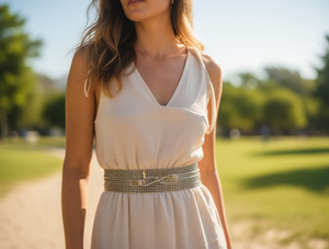 Catena Elastica in Lega d'Acciaio per Donna, Gioiello per il Corpo alla Moda, Uso Quotidiano, Lunghezza Standard - Product Image 2