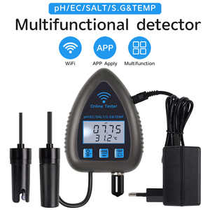 เครื่องตรวจสอบคุณภาพน้ำ WiFi 5 in 1 วัดค่า TDS/EC/SALT PH S.G.TEMP อเนกประสงค์สำหรับตู้ปลาและบ่อเลี้ยงสัตว์น้ำ Tuya WiFi 5 in 1 - Product Image 4