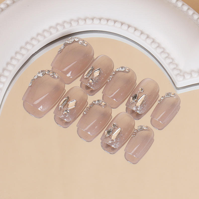 เล็บทำมือ1390กล่องขนาด10ชิ้น