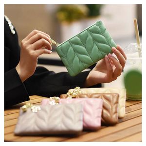 Monedero de Cuero Genuino con Cierre para Monedas y Llaves, Portamonedas para Mujer - Product Image 2