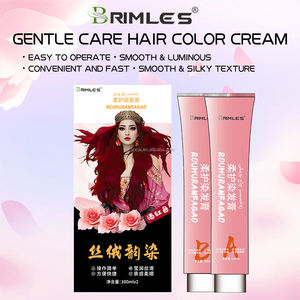 फैक्टरी विरोधी एलर्जी नो अमोनिया स्थायी बाल रंग डाई क्रीम 100 एमएल * 2 - Product Image 4