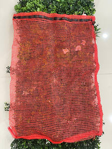 Bolsas de malla agrícolas multiusos de HDPE transparente, lavables, reutilizables, de alta calidad, con cremallera, moldeadas por soplado y cortadas. - Product Image 2