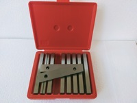 Plaque d'entretoisement parallèle de précision 1/4 pouce pour machines de fraisage, perçage et rectification, outils de serrage d'obus, ensemble parallèle de précision avec dimensions en pouces