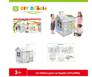 DIY着色游戏绘画涂鸦之家手绘儿童艺术和工艺，适合室内和室外 - Product Image 2