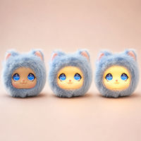 Peluche interactive chat AI parlant, lumineuse, avec oreilles de chat, unisexe, pour enfants, cadeau