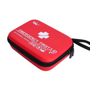 Trousse de premiers secours portable et étanche en EVA rouge durable, grande capacité, pour la maison, les voyages et les activités de plein air, personnalisable - Product Image 3