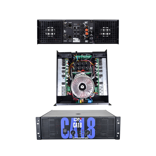 CA18 2ch Class H 3U 1250w 2 Two Channel 2ohms Power Professional Amps Active Line Array Denon Power Amplifi Subwoof
