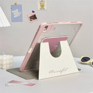 Suitable for iPad Air 7 <b>Tablet</b> Case, 720° Tri-Fold Rotatable, with Pen Slot, Stylish and Drop-Resistant Protective Cover - Product Image 2