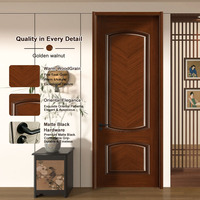 Ensemble de serrures de porte en panneau mélaminé pour chambre à coucher, cadre pré-monté, design minimaliste, isolation phonique, pour hôpital, hôtel, appartement