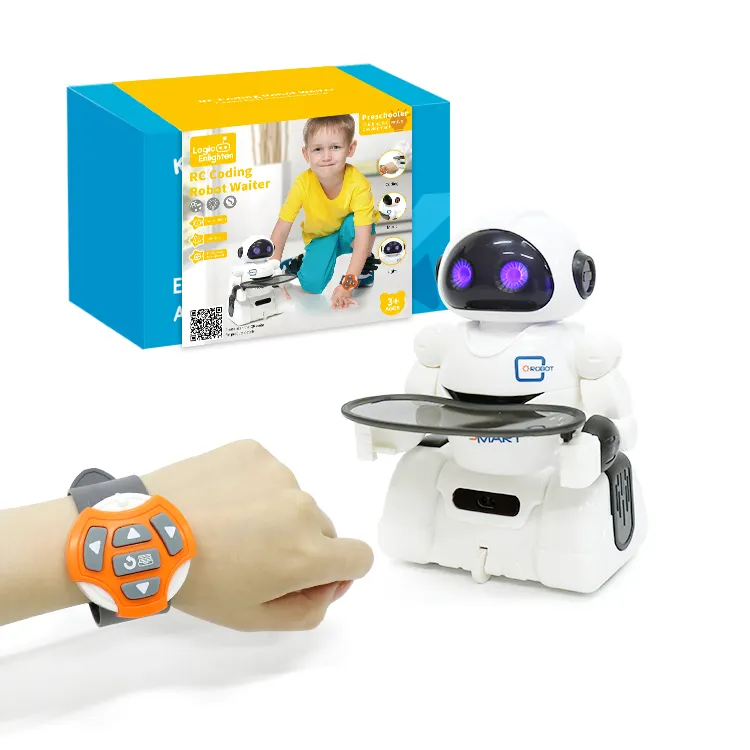 Kidewan RC inteligente la codificación inteligente juguetes Programable Robot juguetes de Radio Control de Robot para niños