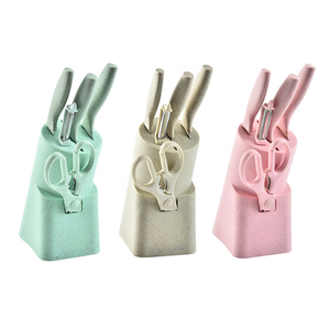 6-teiliges Keramik messerset rutsch fester Mantel griff Zirkonium klinge Cut <span class=keywords><strong>Slice</strong></span> Resistance <span class=keywords><strong>Peeler</strong></span> - Product Image 1