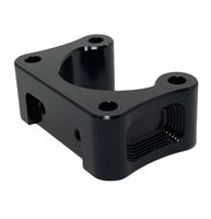 Riser Motor Custom OEM CNC Die Casting Berkualitas Tinggi dari Bahan Aluminium Billet 18 24mm Pemasangan Langsung