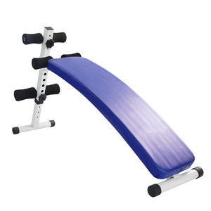 조절 가능한 금속 복근 벤치 홈짐 곡선형 인클라인/디클라인 접이식 근력 트레이닝 웨이트 벤치 - Product Image 1