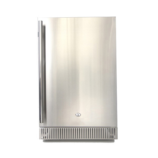 Refrigerator Outdoor Kitchen Bbq Fridge Stainless Steel BBQ Beverage 20 Inches 4.1 Cubic Feet Outdoor Rated Compact Refrigerator