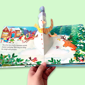 Noël coloré 3d <span class=keywords><strong>Pop</strong></span> <span class=keywords><strong>Up</strong></span> <span class=keywords><strong>livre</strong></span> d'histoire intéressant impression de <span class=keywords><strong>livre</strong></span> personnalisée - Product Image 4