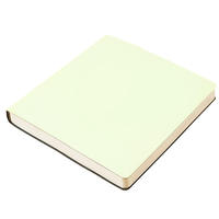 Cuaderno de Tapa Blanda de Cuero PU con Encuadernación Térmica Cuadrada Personalizada para la Escuela