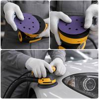 Papier abrasif en céramique violet de 125 mm (5 pouces) pour la réparation de la peinture automobile et le traitement des métaux