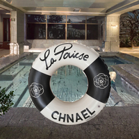 Bouée gonflable en PVC écologique personnalisable pour adultes et enfants, logo d'usine pour la natation