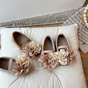 Zapatos Planos Retro con Flores para Niñas, Primavera-Verano, Estilo Mary Jane de Gamuza, Elegantes y de Princesa - Product Image 3