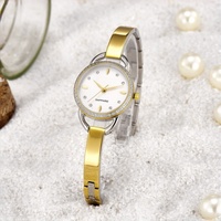 Jam Tangan Wanita Mewah Mini Focus 0031 2021, Bahan Stainless Steel, Quartz, Tahan Air 3BAR