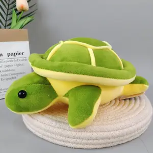 Pençe makinesi peluş oyuncaklar doldurulmuş hayvan için zeminde 28 cm kaplumbağa bebek oyuncakları