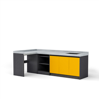 Ensemble de meubles d'appartement en MDF, lit design pour chambre moderne, ensembles de meubles de chambre à coucher en mélamine, meubles d'hôtel sur mesure, écologiques et durables