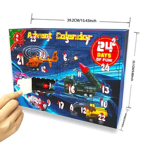 子供の安全なおもちゃギフト選択ボックスかわいいデザイン理想的なホリデーギフト無限の楽しいカウントダウンクリスマスアドベントカレンダーまで24日